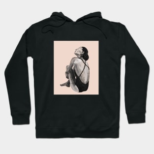 Woman minimal abstract Hoodie